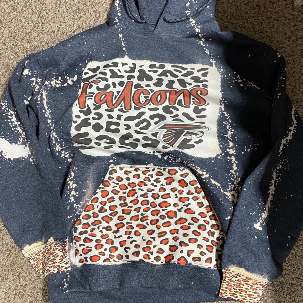 Atlanta Falcons bleached hoodie